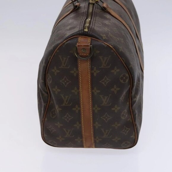 LOUIS VUITTON Monogram Keepall Bandouliere 45 Boston Bag M41418 LV Auth BD616 - Picture 4 of 15